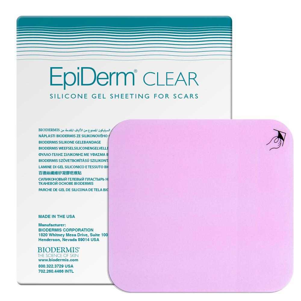 Narbenpflaster 12x14,5 cm Transparent Epiderm Clear | BIODERMIS | PZN 06708450 - Biodermis