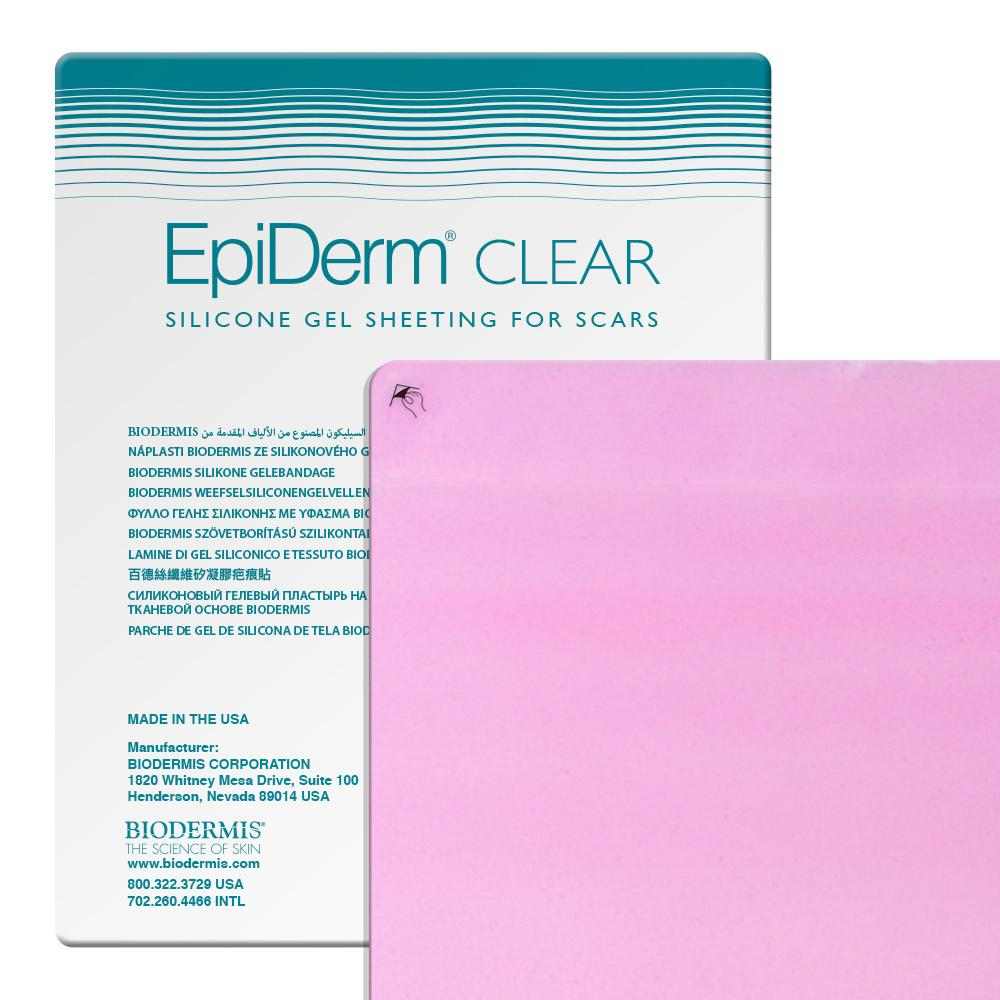 Narbenpflaster 28x40 cm Transparent Epiderm Clear | BIODERMIS | PZN 06708349 - Biodermis