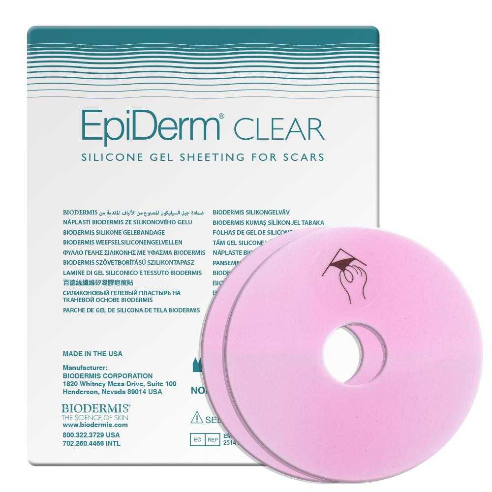 Narbenpflaster Areola 7,62 cm (2 St)Transparent Epiderm Clear | BIODERMIS | PZN 06708533 - Biodermis